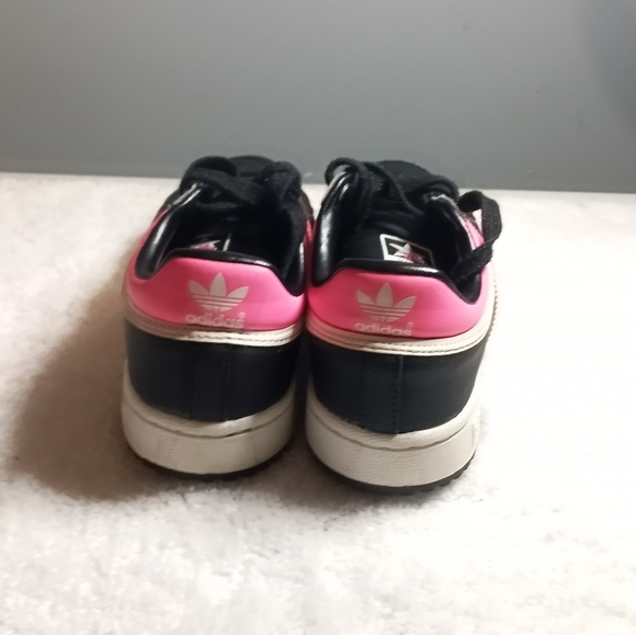 Womens Pink/Black Adidas Pre-owned Size 6.5 - Picture 4 of 4